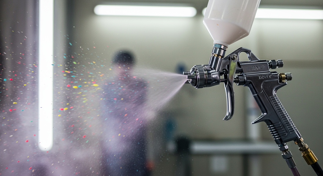 Eliminating Paint Waste with Advanced HVLP Spray Gun Tech
