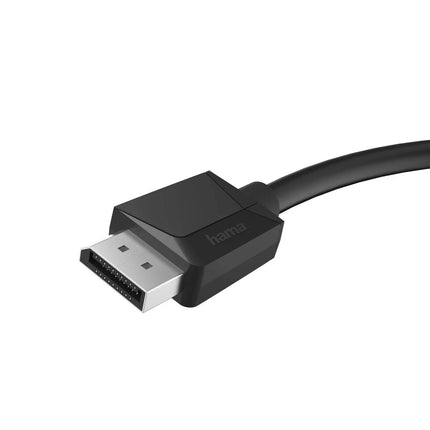 Hama DisplayPort Video Monitor Cable, 4K UHD, DP 1.2 (1.5 Metre)