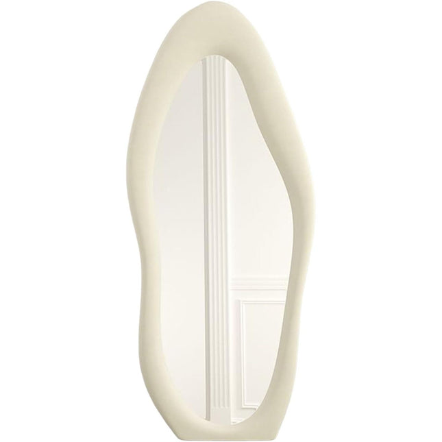 Asymmetrical Wavy Full Length Mirror 168x68cm Arch Floor Standing CEIEVER