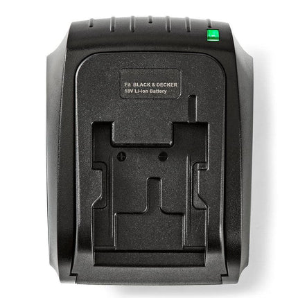 Nedis Powertool LI-ION Battery Charger Compatible Black & Decker