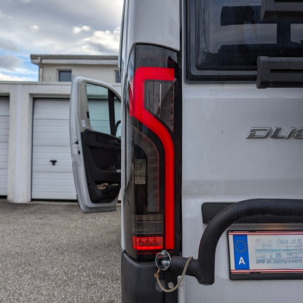 For Citroen Relay Full LED Rear Lights Cluster - Tail Light, Rear Light Unit, Smoked Replacement - Van-X