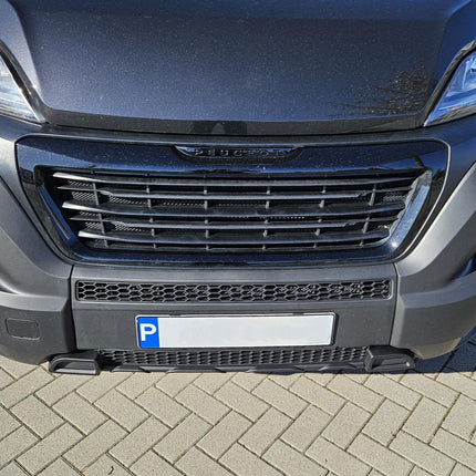 For Peugeot Boxer Lower Bumper Honeycomb Grille - Matte Black | Van-X