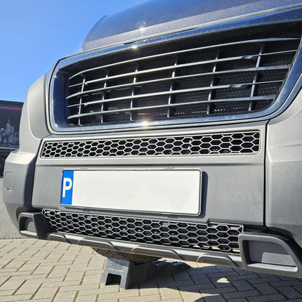 For Citroen Relay Lower Bumper Honeycomb Grille - Matte Black | Van-X