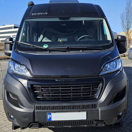 For Citroen Relay Honeycomb Front Bumper – Matte Black - No Parking Sensor Version | Van-X