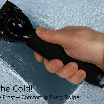 Car Ice Scraper 2 In 1 Premium Head For Clearing Ice & Snow A Winter Essential