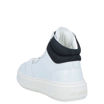 LOVE MOSCHINO Womens Sneakers Size UK 3 EU 36 Trainers Leather