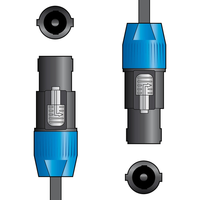 Citronic Speakon Plug to Speakon Plug Speaker Audio Lead 1.5m