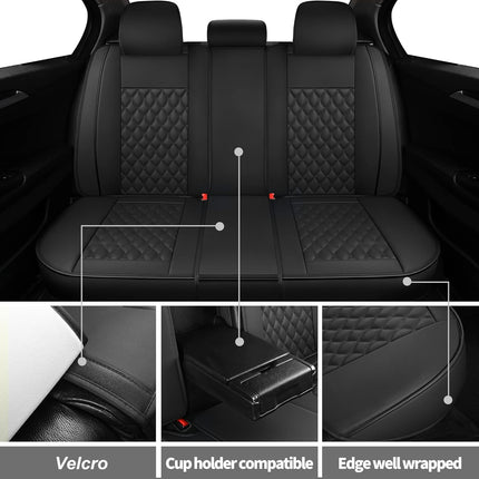 Vankerful Car Back Seat Covers, Universal Fit for Cars, SUVs, Sedans & Trucks