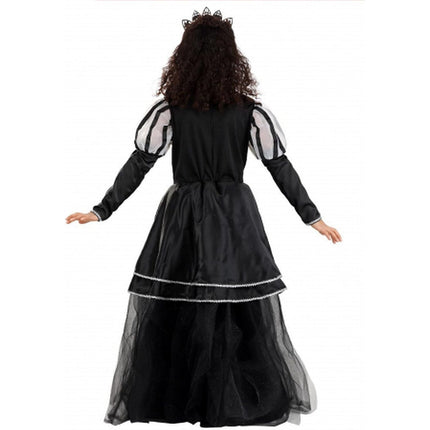 Girls Skeleton Princess Fancy Dress Costume Scary Halloween Forever Young