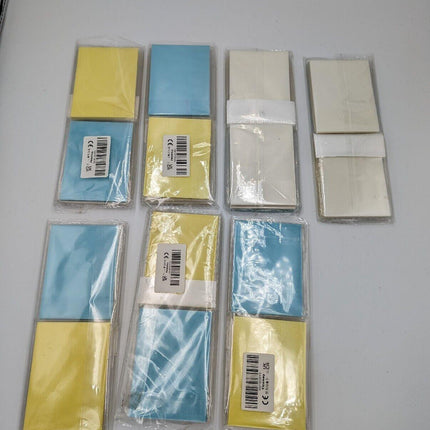 Transparent Sticky Notes 2100 Sheets Blue Yellow Clear 95x70mm Removable