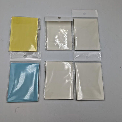 Transparent Sticky Notes 2100 Sheets Blue Yellow Clear 95x70mm Removable