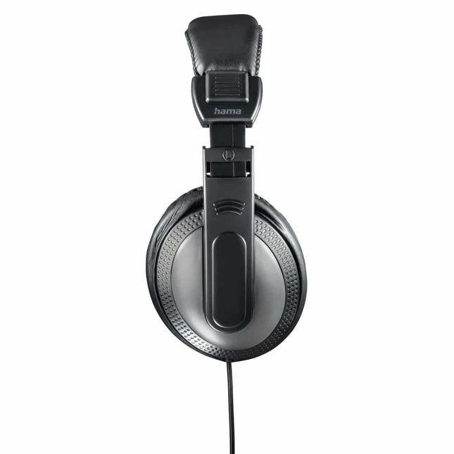 Hama Shell Wired Over-Ear Headphones, 2 Metre Cable, Black