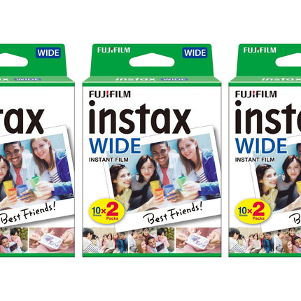 Fujifilm Instax Wide Picture Format Instant Photo Film - White