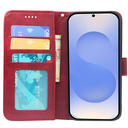 Samsung Galaxy S24 Series Book Flip Case Leather Wallet