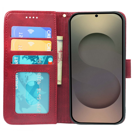 Samsung Galaxy S26 Series Book Flip Case Leather Wallet