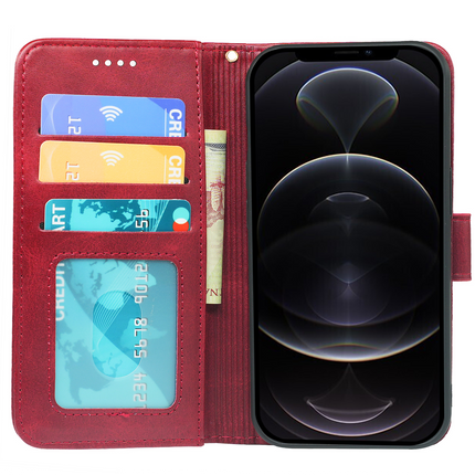 iPhone 13 Series Book Flip Case Leather Wallet