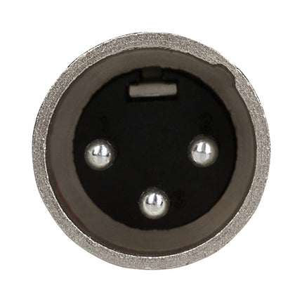 Maplin XLR Male Connector with 3 Copper Contacts Zinc Diecast Shell