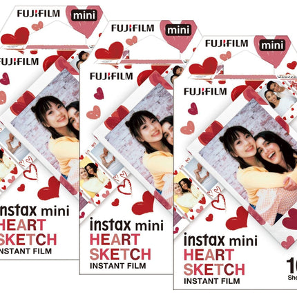 Fujifilm Instax Mini Instant Photo Film - Heart Sketch