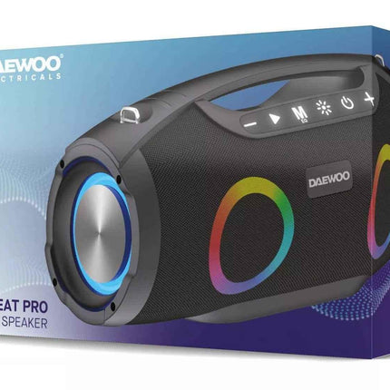 Daewoo Boom Beat Pro Pulse Bluetooth Party Speaker 6.5 Inch LED 40W