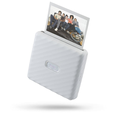 Fujifilm Instax PAL Digital Camera with Link Wide Printer Bundle - Ash White