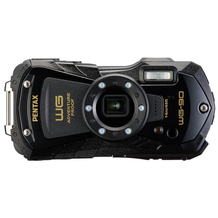 Pentax WG-90 16MP 5x Zoom Tough Compact Camera - Black