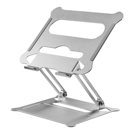 ProperAV Aluminium Construction Fully Adjustable Laptop or Tablet Stand - Silver