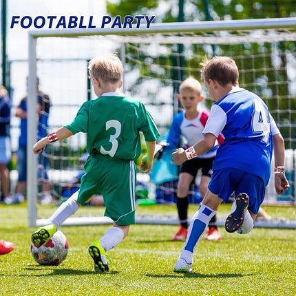 Football Slap Bracelet Set 50pcs Kids Party Bag Fillers Adjustable Bands