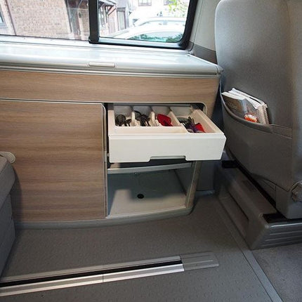 For VW Crafter / MAN TGE Camper Cutlery Tray – Van-X Campervan Kitchen Organiser