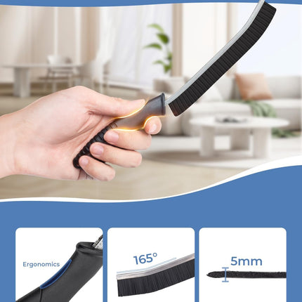 Crevice Cleaning Brush 6 Pack Hard Bristle Gap Cleaner Set Magic Brush Cleangor