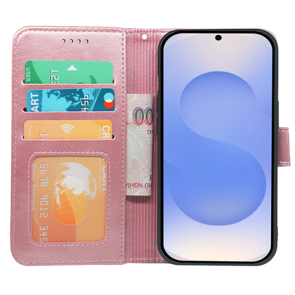 Samsung Galaxy S26 Series Book Flip Case Leather Wallet