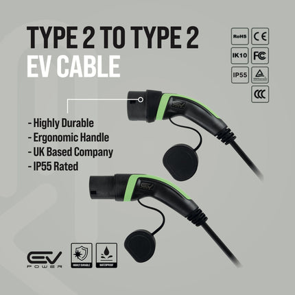 5m EV Charging Cables