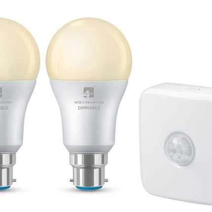 4lite WiZ Connected A60 Warm White WiFi LED Smart Bulb - B22 Bayonet Cap