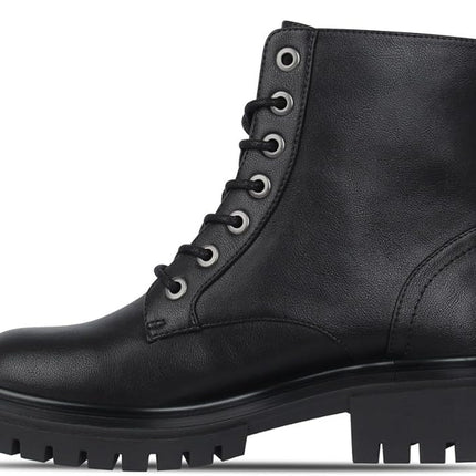 UK 5 I Saw It First Women’s Lace Up Faux Leather Biker Boots – EU 38