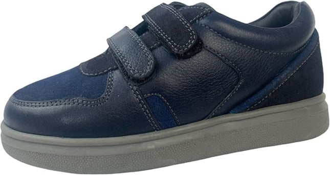 Boys Leather Trainer Shoes Double Strap UK 3 EU 36 Comfortable Tritt Ryna