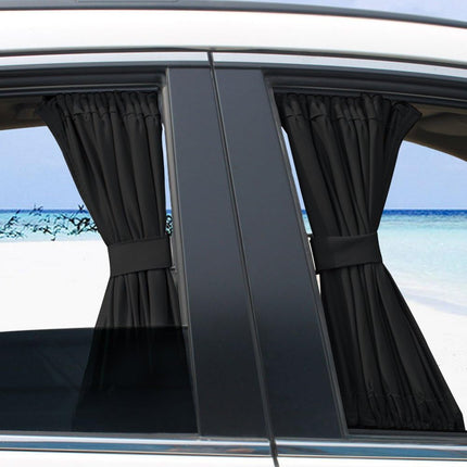 Car Side Window Sunshades 2PCS Auto Privacy Curtains UV Protection Shades