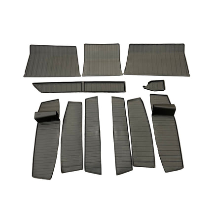For VW Crafter / MAN TGE New Shape Interior Bundle Rubber Mats - Black | Van-X