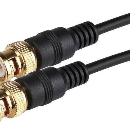Maplin BNC Male to BNC Male Coaxial Cable - Black, 1.5m