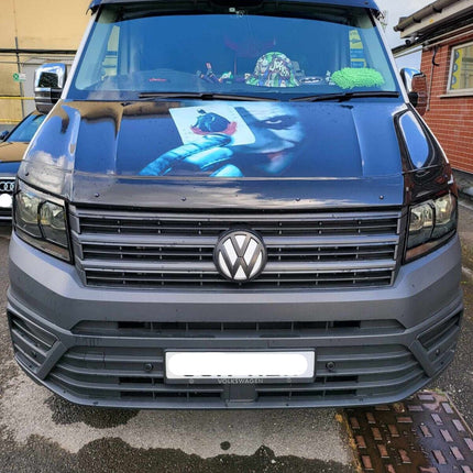 For MAN TGE Headlight Guards – Gloss Black – Premium Protection | Van-X