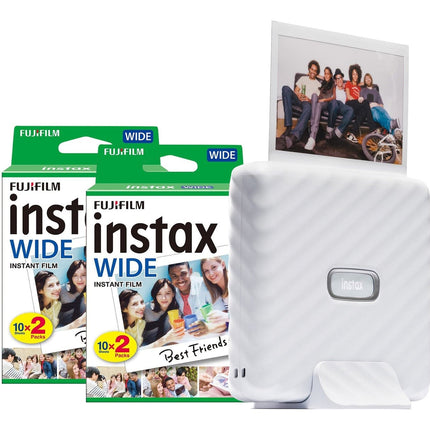 Fujifilm Instax Link Wide Printer - Ash White