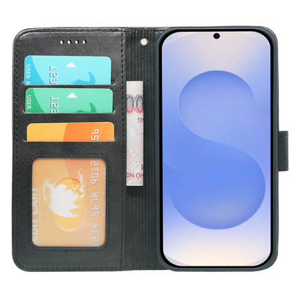 Samsung Galaxy S26 Series Book Flip Case Leather Wallet