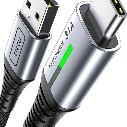 INIU 5 Pack USB C Cables 3.1A Type C 2m+2m+1m+1m+0.5 For Samsung iPhone 15/16/17
