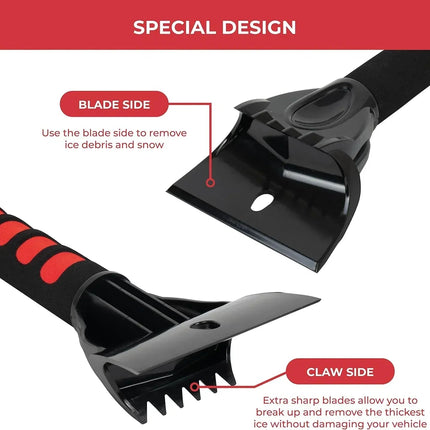 RevHeads Ice Scraper for Cars and Pick Up Trucks Scrape Windows With Ease