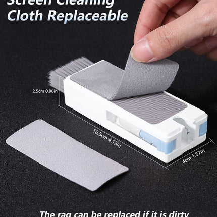11-in-1 Multi-Functional Gadget Cleaner for Keyboards & Earbuds, Versatile Tool