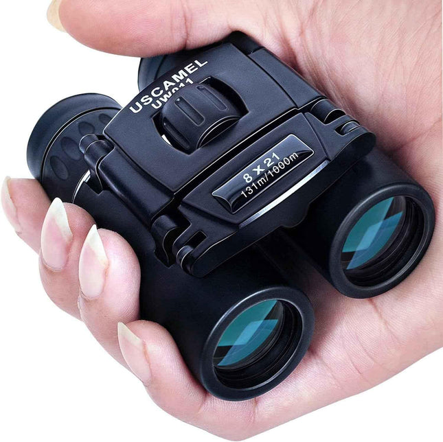 Compact 8x21 Binoculars with BAK4 Prism for Bird Watching & Outdoor Use
