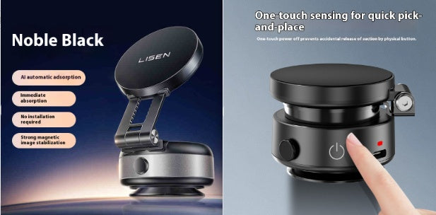 Electric Vacuum Vehicle Navigation Magnetic Phone Holder