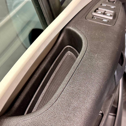 For Citroen Relay Rubber Door Liner Pocket Inserts - Black - Van-X