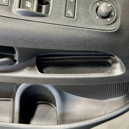 For Citroen Relay Rubber Door Liner Pocket Inserts - Black - Van-X