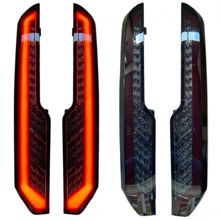 For Transit Custom MK1 LED Rear Lights Tail Lights – Sequential Indicators with Smoked Lenses