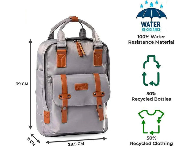 Eco Friendly Rucksack Backpack Waterproof for Laptop & Casual Outdoor Travel