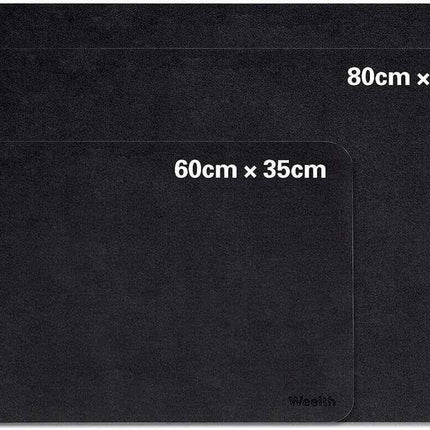 Weelth Reversible Faux Leather Desk Protector for Keyboard and Mouse Mat 80x40cm